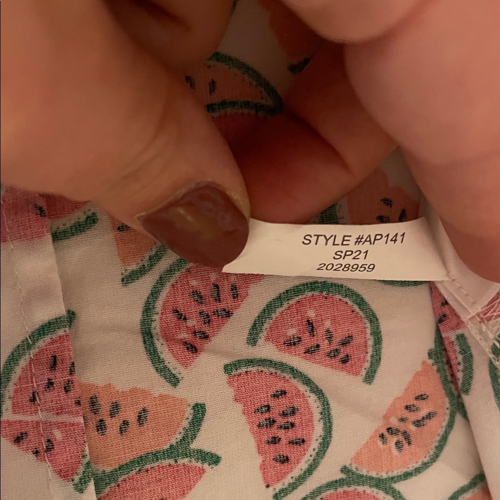 J. Crew Sleeveless Watermelon-Print Collared Blouse - Pink & White - Picture 9 of 10